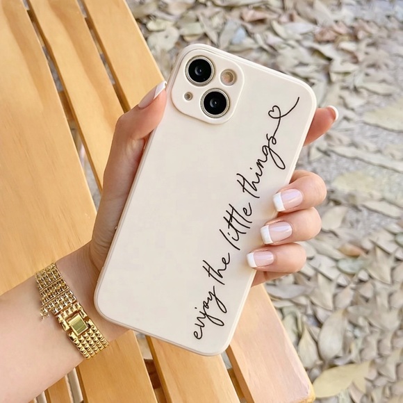 Accessories - Apple iPhone Phone Case Minimalist TPU Protective Case Neutral Inspirational